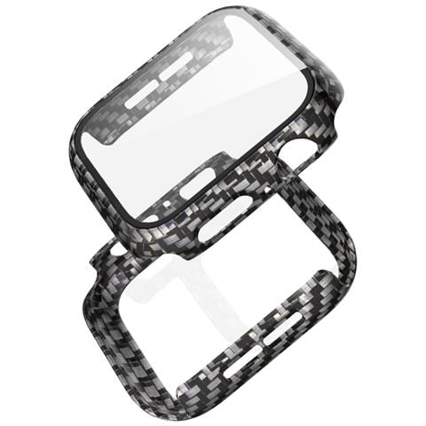 Custodia Protettiva Per Apple Watch 40 Mm (serie 4/5/6/se) - Fibra Di Carbonio - Foto 2