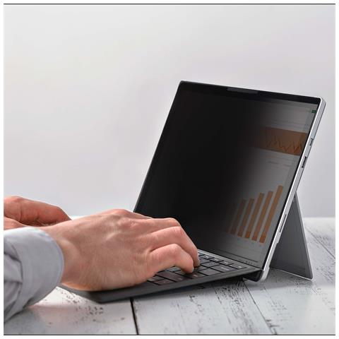 Filtro Privacy a 4 posizioni per lo schermo del Surface Go 1/2/3 da 12,4", ritratto /paesaggio, abilitato al Touch, riduzione della luce blu, finitura opaca - Foto 2