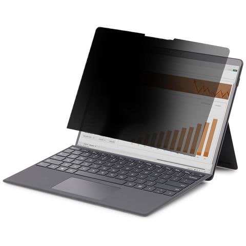 Filtro Privacy a 4 posizioni per lo schermo del Surface Go 1/2/3 da 12,4", ritratto /paesaggio, abilitato al Touch, riduzione della luce blu, finitura opaca - Foto 1