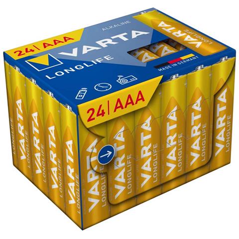Batterie Alcaline Di Ricambio Aaa A Lunga Durata 24 Pezzi, - Foto 3