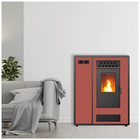 Stufa A Pellet Air Slim Astral 12,2 Kw Sannover Bordeaux - Foto 2
