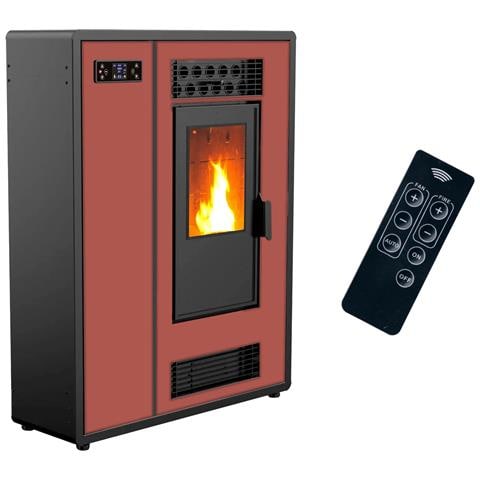 Stufa A Pellet Air Slim Astral 12,2 Kw Sannover Bordeaux - Foto 1
