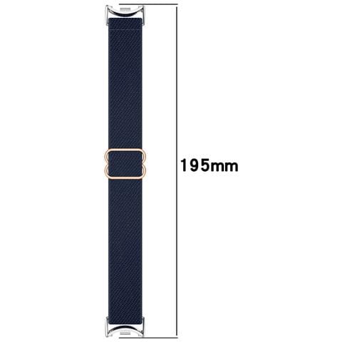 Cinturino In Nylon Traspirante Per Xiaomi Mi Band 9/8/nfc Black - Foto 2