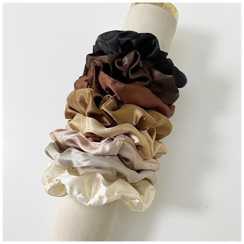 Set Di 20 Elastici Per Capelli In Raso - Multicolore - Foto 2