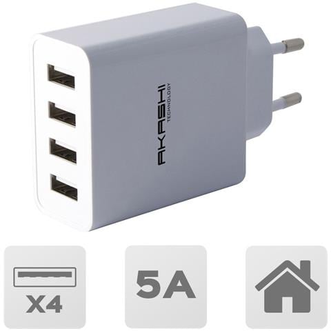 ALT4USBAC5WH Caricabatterie per dispositivi mobili Universale Bianco AC - Foto 2