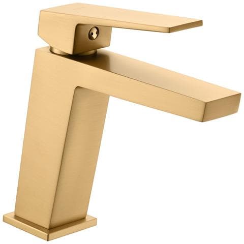 Imex Miscelatore Lavabo Monocomando In Ottone Con Cartuccia Ceramica Ø35mm Flessibili 3-8 Inclusi Finitura Pvd Oro Spazzolato Serie Art Imex-bdar025-1oc - Foto 2