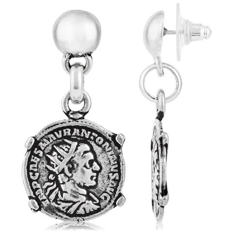 Orecchini Con Monete D'argento - Foto 1