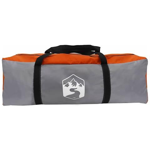 Tenda a Cupola con tetto Grigio e arancione 505 x 450 x 248 cm - Foto 9