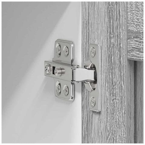 Armadio pensile con porta Riga Grigio Sonoma 80 x 31 x 100 cm - Foto 9