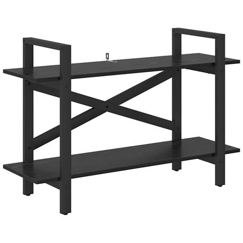 Libreria Rovere Nero 100 x 33,5 x 64 cm Legno multistrato - Foto 1