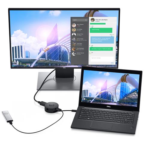 DA300 Cablato USB 3.2 Gen 2 (3.1 Gen 2) Type-C Nero - Foto 7