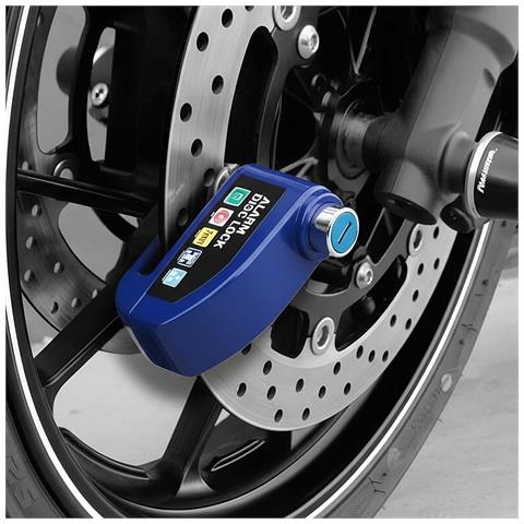 Antifurto A Disco Con Allarme 110db Compatto Per Bicicletta / Scooter - Foto 5