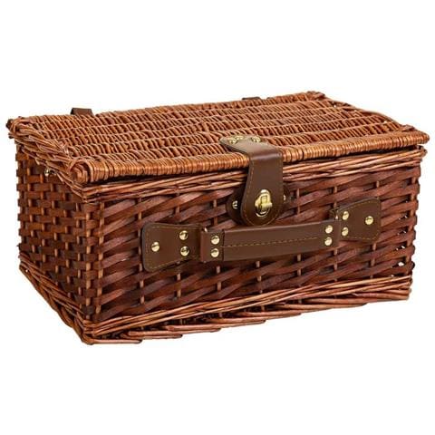 Cestino Pic-nic Marrone 40x28x19h - Foto 2