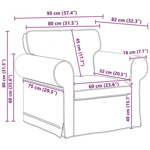 Divano 2 pcs Grigio chiaro 155 x 82 x 80 cm Tessuto - Foto 9