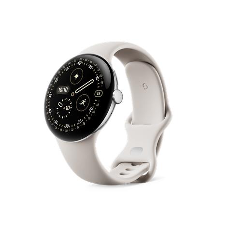 Pixel Watch 4 AMOLED 45 mm Digitale Touch screen Argento Wi-Fi GPS (satellitare) - Foto 1