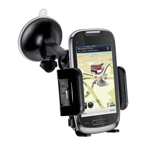 Supporto Universale da Auto Freeway per Smartphone fino a 6" Nero - Foto 1