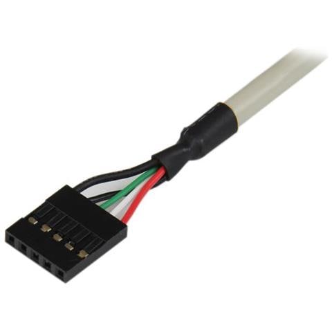 Adattatore piastra slot USB A femmina 2 porte - Foto 2