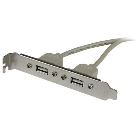 Adattatore piastra slot USB A femmina 2 porte - Foto 3