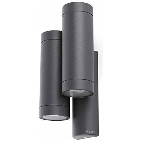 Proiettore Barcellona 75503 Steps-applique, 35 W, In Alluminio E Diffusore In Vetro Temprato, Colore: Grigio - Foto 1