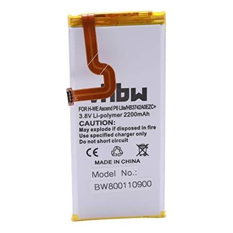 Li-polymer Batteria 2200mah (3.8v) Per Cellulari E Smartphone Huawei Ascend P8 Lite Sostituisce Hb3742a0ezc+. - Foto 1