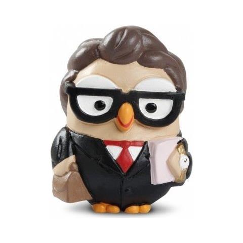 Goofi Mestieri - Professionista Goofi - Gufetto Decorativo InCeramica - Foto 1