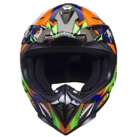 CGM - Casco Cgm Kid Cross 209g Vincitore - Bambino - Arancione Deco - ePRICE