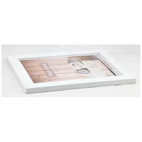 Nelson 3 Cornice Per Foto, Legno, Bianco, 34.5 X 1.9 X 34.5 Cm - Foto 2
