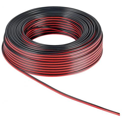 Goobay - Bulk-lautsprecherkabel - 2,5 Mm - 50,0m - Rot / schwarz (67737) - Foto 2