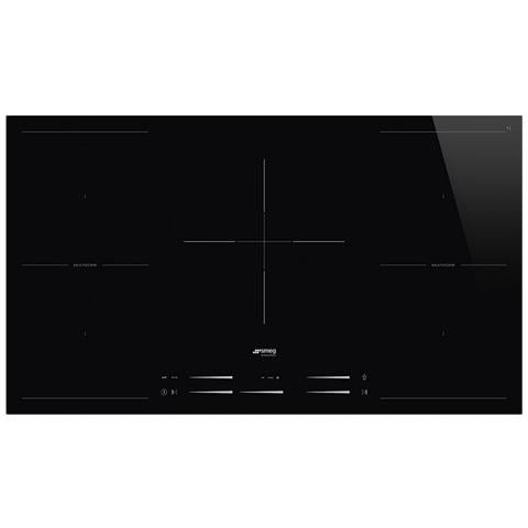 SMEG Piano Cottura SI2M7953D a Induzione 5 Zone Cottura da 90 cm Colore Nero SMEG Piano Cottura SI2M7953D a Induzione 5 Zone Cottura da 90 cm Colore Nero