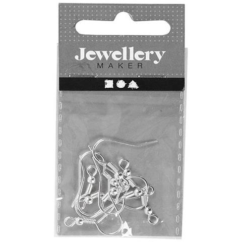 10 Portaorecchini Pendenti 18 Mm - Argento - Foto 1