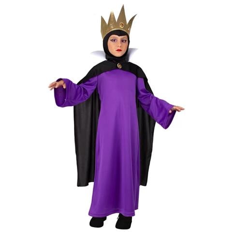 Costume Di Carnevale Regina Cattiva Di Bambina Tg Xxl 12/13 Anni - Foto 1