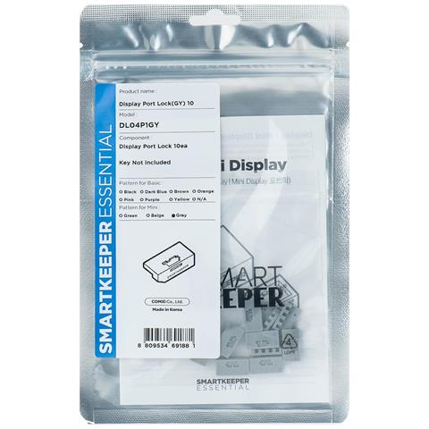 Dl04p1gy Clip Sicura Bloccaporte Displayport Grigio 10 Pz - Foto 2