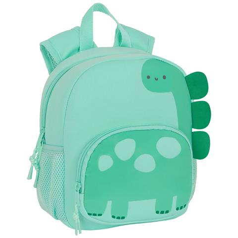 Zaino Per Bambini Safta Dinosauro Verde 20 X 25 X 9 Cm - Foto 1