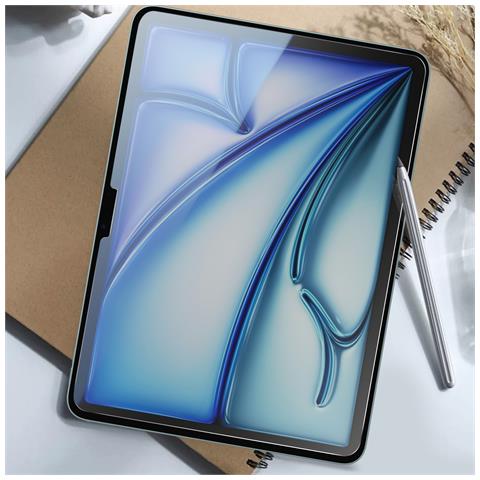 Vetro Temperato Per Ipad Air 11 2024 Durezza 9h Antigraffi Smussato - Foto 5
