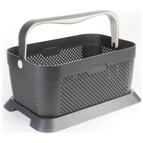 Basket - Grigio, Cestino Per Auto Con Adattatore Di Fissaggio Al Bagagliaio, Antiscivolo E Stabile Durante La Guida I 94% Di Materiale Riciclato - Foto 1