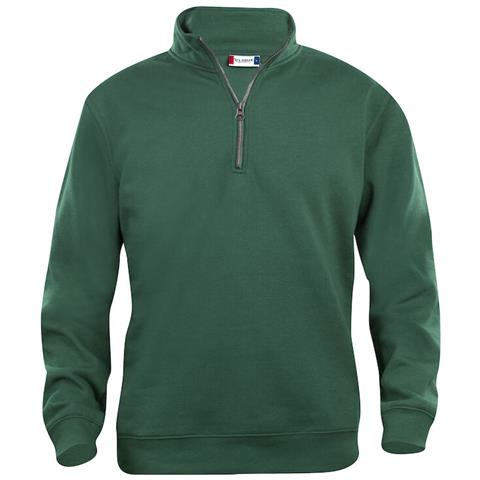 Basic Half Zip Verde Bottiglia 3xl - Foto 1