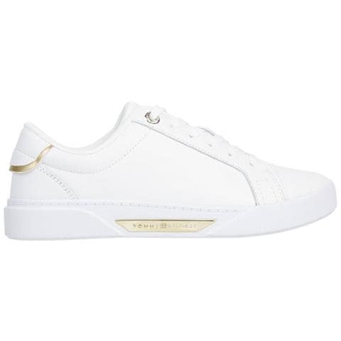 Chic Court Sneaker Sneakers Pelle Scarpe Donna Bianco Eu 37, Fw0fw07813 Ybs - Foto 2