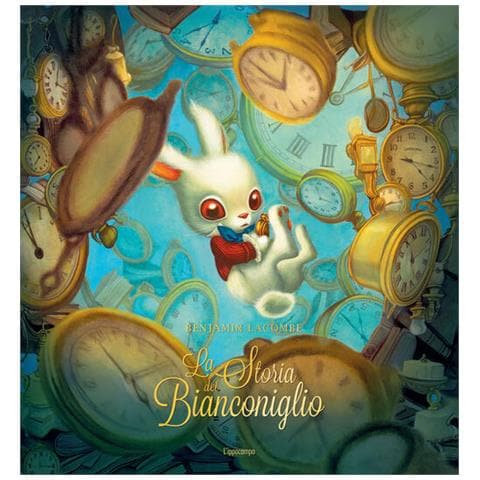 Benjamin Lacombe - La storia del Bianconiglio e del perché arriva sempre in ritardo. Ediz. illustrata - Foto 1