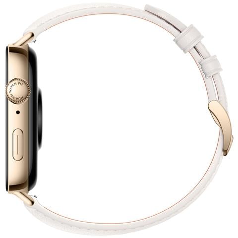 WATCH Fit 3, Display AMOLED da 1.82", Design ultra sottile, Monitoraggio completo del fitness, Monitoraggio salute 24h, Compatibilità con iOS e Android, Durata della batteria fino a 10 giorni, Chiamate Bluetooth, Pearl White Pelle - Foto 2