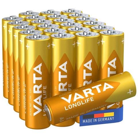 Batterie Alcaline Di Ricambio Aa Longlife 24 Pezzi, - Foto 2