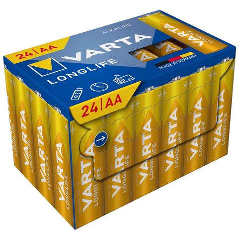 Batterie Alcaline Di Ricambio Aa Longlife 24 Pezzi, - Foto 3