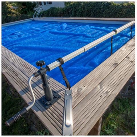 Rullo Per Copertura Rialzata Per Piscina Fino A 580 Cm - Foto 1
