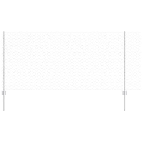 Posti per recinzione  22 pz U-Channel 100 cm Acciaio galvanizzato, Recinto esagonale  1x100 m Acciaio galvanizzato - Foto 1