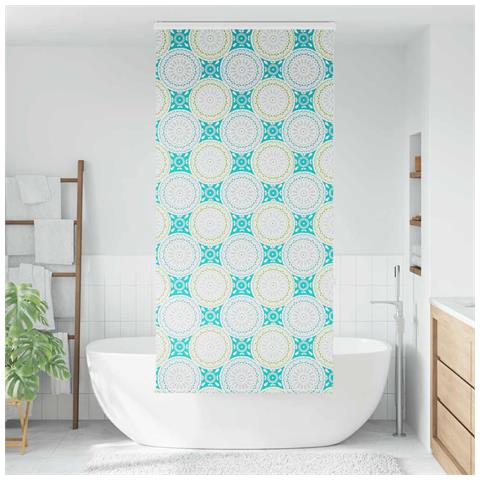 Tenda a Rullo Doccia Cassonetto 110x240 cm Larghezza Tessuto - Foto 2