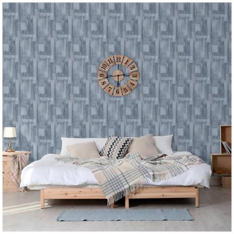 Carta da Parati Wood in Grigio - Foto 2