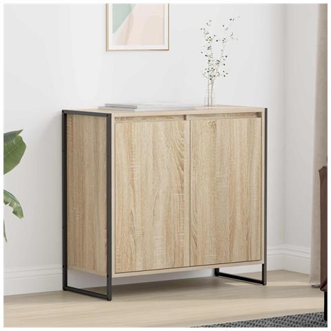 Mobile laterale Sonoma 79 x 36 x 75 cm Legno multistrato - Foto 2