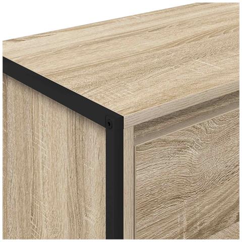 Mobile laterale Sonoma 79 x 36 x 75 cm Legno multistrato - Foto 9