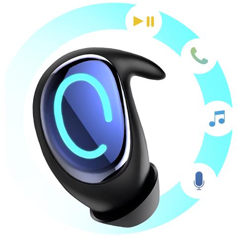 Auricolare Bluetooth Ultra Sottile Con Audio Mono E Riduzione Del Rumore Enc - Foto 5