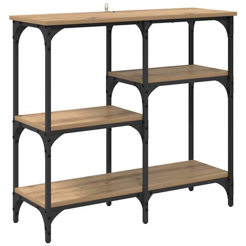 Tavolo consolle Rovere artigianale 80 x 29 x 75 cm - Foto 1