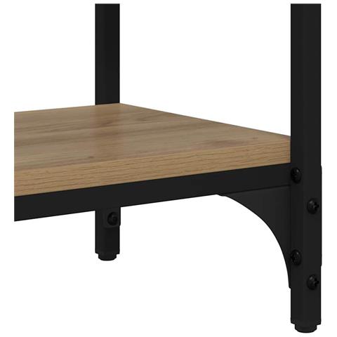 Tavolo consolle Rovere artigianale 80 x 29 x 75 cm - Foto 8